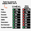 Pack repas protéiné starter | 5 + 1 offert U.MEAL